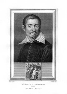 Domenichino , italiensk barokkmaler, 1825. av John Corner