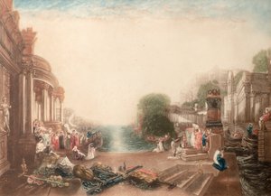 Kartagos forfall (mezzotint) av John Cother Webb