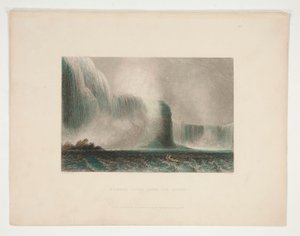 Niagara Falls from the Ferry, illustrasjon for Nathaniel Parker Willis