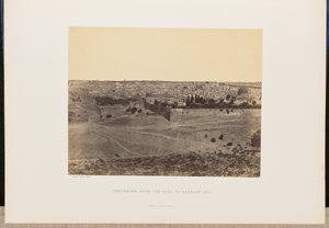 Jerusalem fra veien til Betania, nr. 1 av John Cramb
