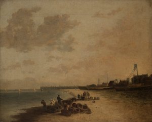 Yarmouth Beach av John Crome