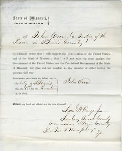 Lojalitetsed til John Crow fra Missouri, County of St. Louis av John Crow