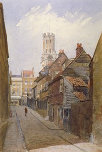 Chigwell Hill, Stepney, London, 1881 av John Crowther