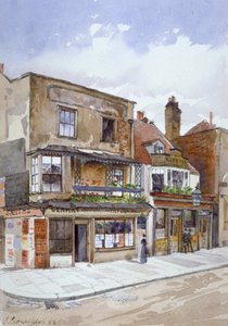 Hjørnet av Cheyne Walk og Lawrence Street, Chelsea, London, 1883 av John Crowther