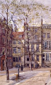 Inner Temple, London, 1880 av John Crowther