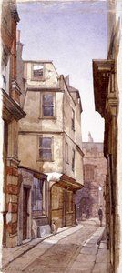 Bosted til Anne Boleyns far, Great St Helens, London, 1883 av John Crowther