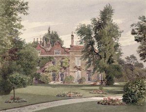 Sidevisning av Raleigh House, Brixton Hill, Lambeth, 1887 av John Crowther