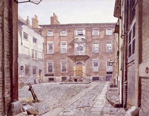 Sir Christopher Wrens hus, Botolph Lane, London, 1886 av John Crowther