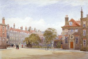 Utsikt over New Inn, Wych Street, Westminster, London, 1882. av John Crowther