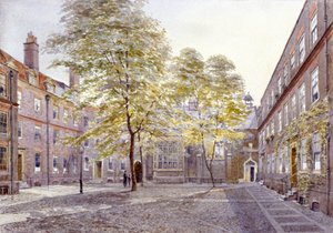 Utsikt over Staple Inn, London, 1882 av John Crowther