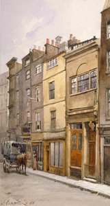 Utsikt over sognekontorets sal, Silver Street, London, 1888 av John Crowther