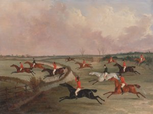Quorn Hunt in Full Cry: Second Horses, ca. 1835.