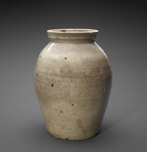 Jar, c. 1850-1883 (alkalisk glasert keramikk)