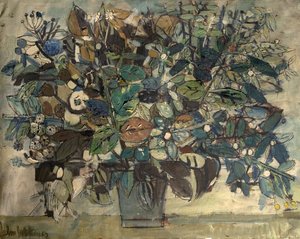 Blomsterstudie, høst, 1952
