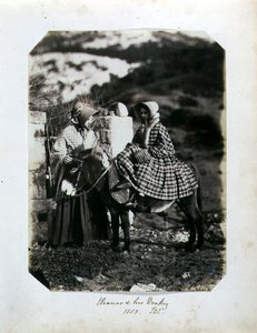 Eleanor og eselet hennes av John Dillwyn Llewelyn