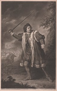 David Garrick som Richard III av John Dixon