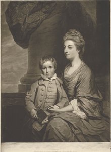 Elizabeth, grevinne av Pembroke, og Rt. Honble. George, Lord Herbert av John Dixon