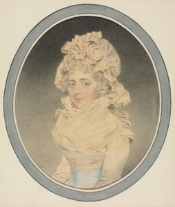 Lady Caroline Wrottesley, 1792. av John Downman