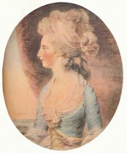 Mary Isabella, hertuginne av Rutland, c1781 av John Downman