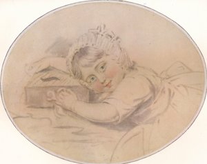 Portrett av Hon. Henry Burrell som barn, 1784, 1917 av John Downman