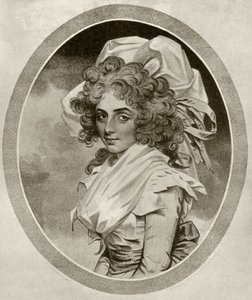 Sarah Siddons, gravert av Peltro W. Tomkins, fra 