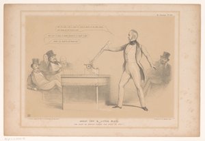 Spotprent møtte Lord Palmerston Et stort gråt og lite ull eller Retten til søk, kontra besøksretten! (tittel på objekt) HB Sketches (serietittel på objekt) av John Doyle