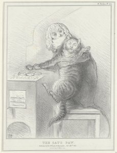 Spotprent på Talleyrand en Palmerston, 1832 The Cat