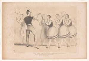 Spotprent på engelsk innenlands politikk The pas de facination (fra balletten til Alma) Som nylig fremført av Hennes Majestets tjenere / Med en ny rollebesetning (tittel på objekt) HB Sketches (serietittel på objekt) av John Doyle