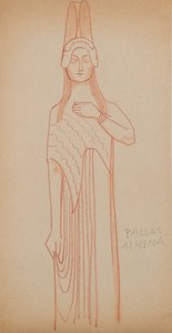 Pallas Athena (blyant) av John Duncan