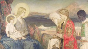 The Three Magi, 1915 (tempera på lerret)