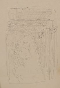 Uten tittel [Mannfigur] (blyant) av John Duncan