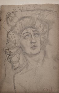 Uten tittel [Mannfigur] (blyant) av John Duncan