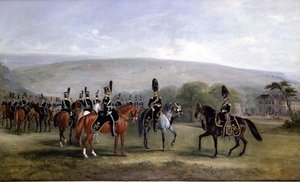 B-troppen fra 2nd West Yorkshire Yeomanry Cavalry