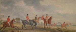 The Quorn Hunt: The Artist and his Friends Moving Off av John E. Ferneley