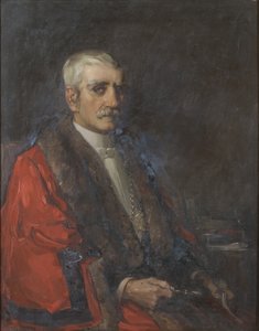 Portrett av rådmann George Harkus J.P.