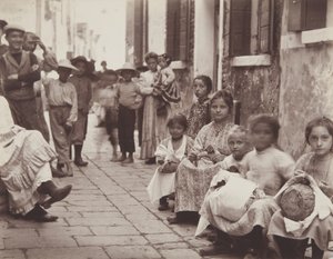 Burano - Lace Workers av John Edward Alyosius Steggall
