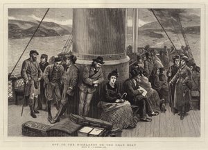 Av til høylandet på Oban-båten