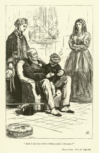 Illustrasjon for Phineas Finn av Anthony Trollope (gravering)