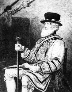 The Yeoman of the Guard, trykk laget av Charles Waltner