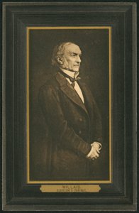 William Gladstone , britisk statsminister (litho)