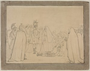 Aeneas viste kroppen til Pallas fra Virgils "Aeneid" av John Everett Millais