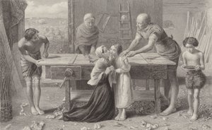 Kristus i foreldrenes hus av John Everett Millais