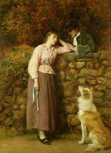 Effie Deans, fra "The Heart of Midlothian" av Sir Walter Scott, 1877 av John Everett Millais