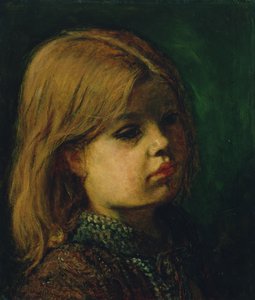 Hodet til en jente av John Everett Millais