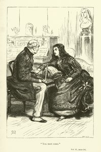 Illustrasjon for Phineas Finn av Anthony Trollope av John Everett Millais