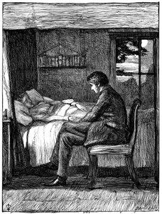 Illustrasjon til diktet Last Words av Owen Meredith, 1860. av John Everett Millais