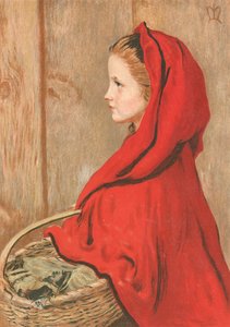 Rødhette av John Everett Millais