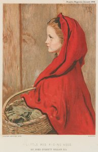 Rødhette av John Everett Millais