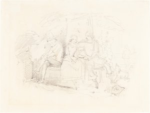 Elskere under et tre av John Everett Millais