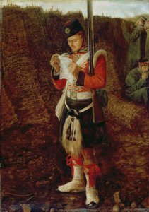 Nyheter hjemmefra, 1856-57 av John Everett Millais